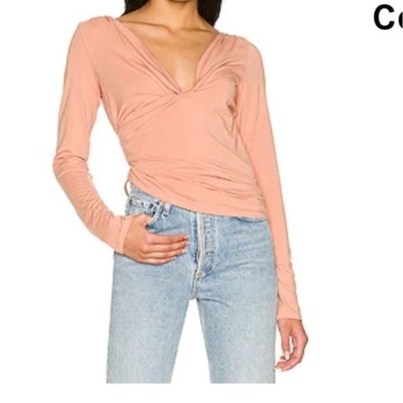 The Line by K Umi Longsleeve Top in Blush - Picture 1 of 6